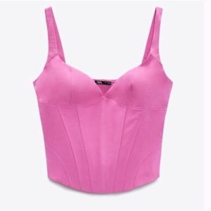 NWT ZARA corset top